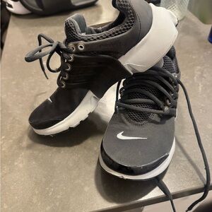 Nike Charcoal and White Athletic Shoes
